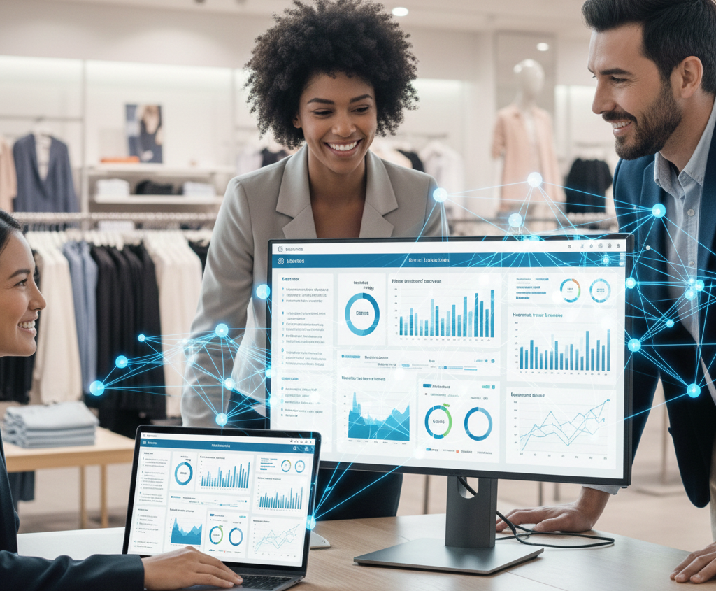 Business analytics dashboard